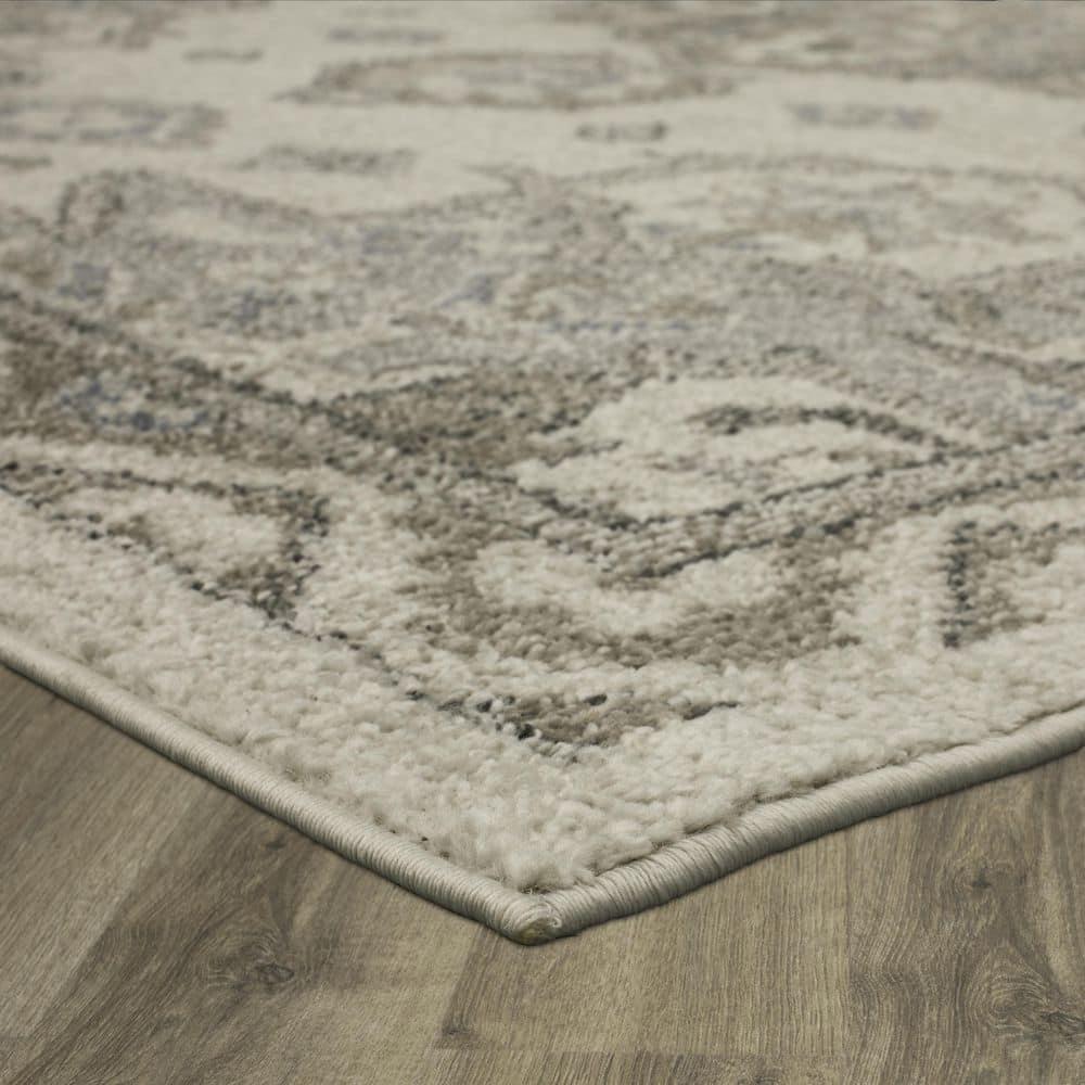 Mohawk Home Laughton Grey 5' 3" x 8' Area Rug Perfect for Living Room, Dining Room, Office