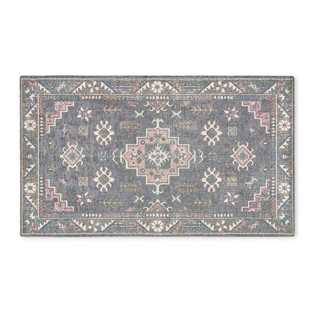Town & Country Living TOWN & COUNTRY LUXE Livie Everwash Non-Slip Backing Kitchen Mat