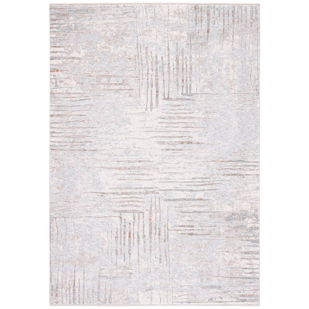 Marmara MRM304 Power Loomed Area Rug - Beige/Blue Rust - 5'x8'2" - Safavieh.