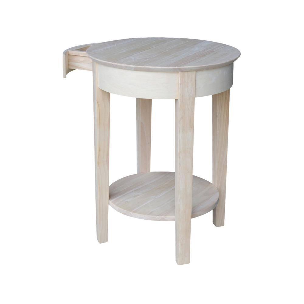 International Concepts Phillips Accent Table Includes Drawer