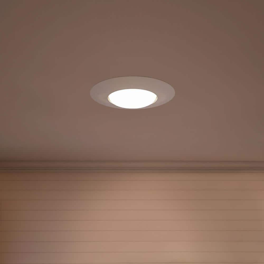 6'' White Open Recessed Trim