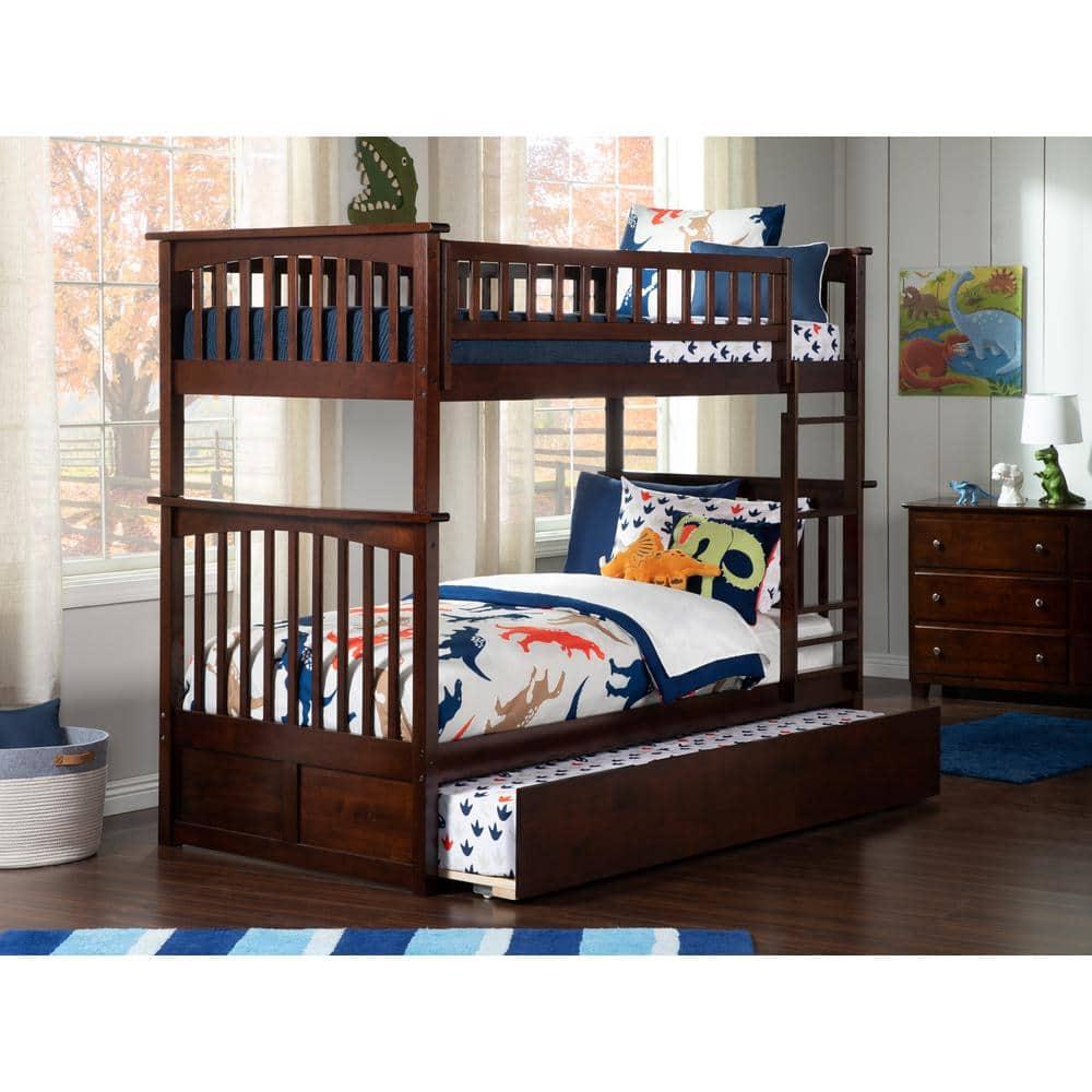 Columbia Bunk Bed Twin over Twin in Multiple Colors and Configurations