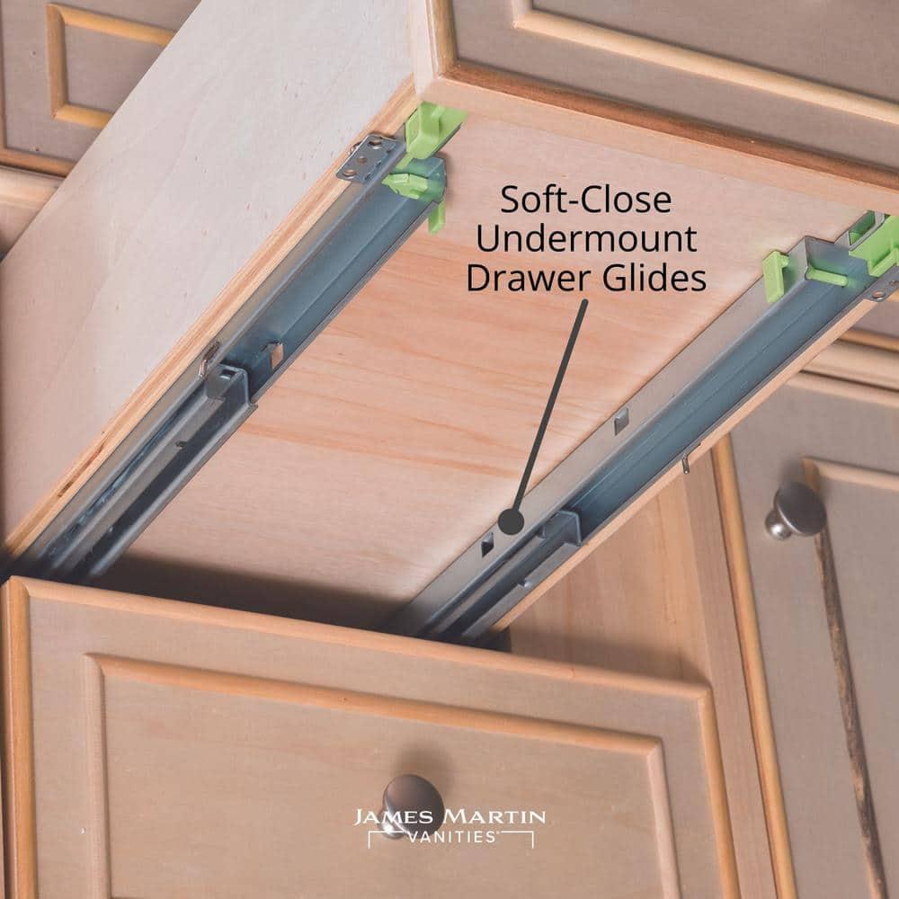 James Martin Vanities Addison 30'' Single Bathroom Vanity with Engineered Quartz Top