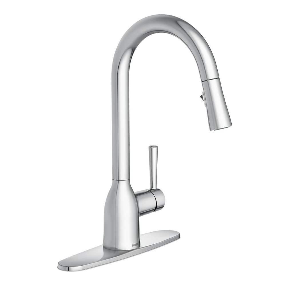 Adler Pull Down Single Handle Kitchen Faucet with Accessories