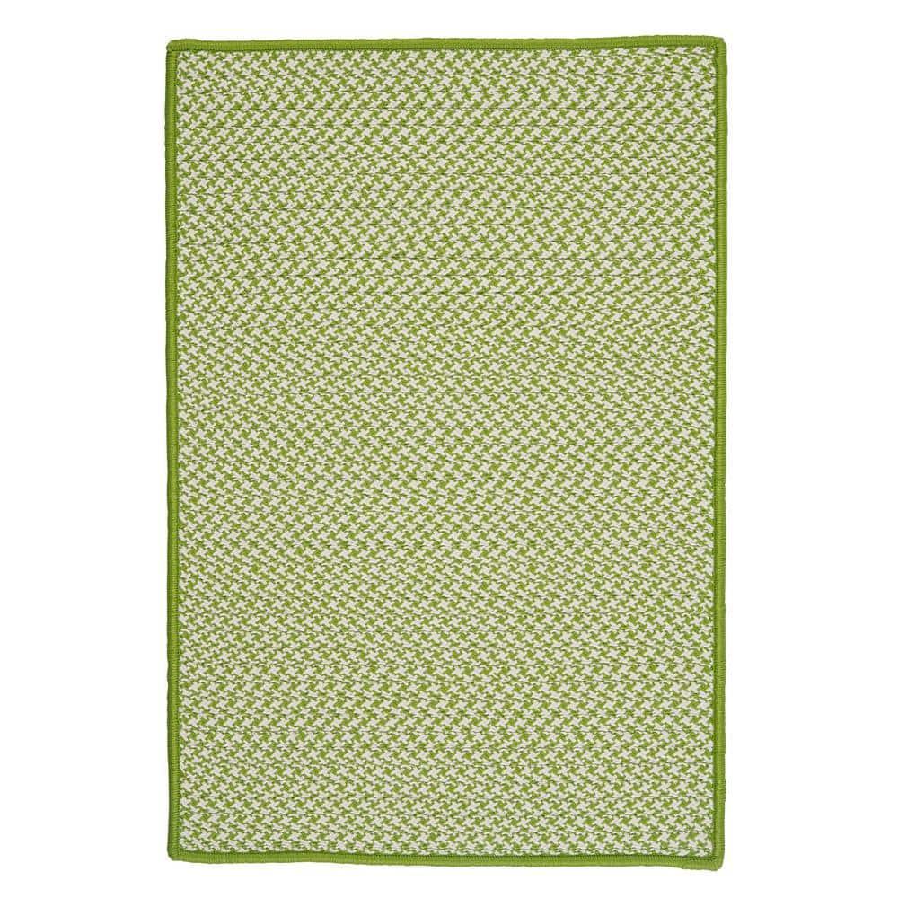 Sadie Lime 7 ft. x 9 ft. Indoor/Outdoor Patio Braided Area Rug