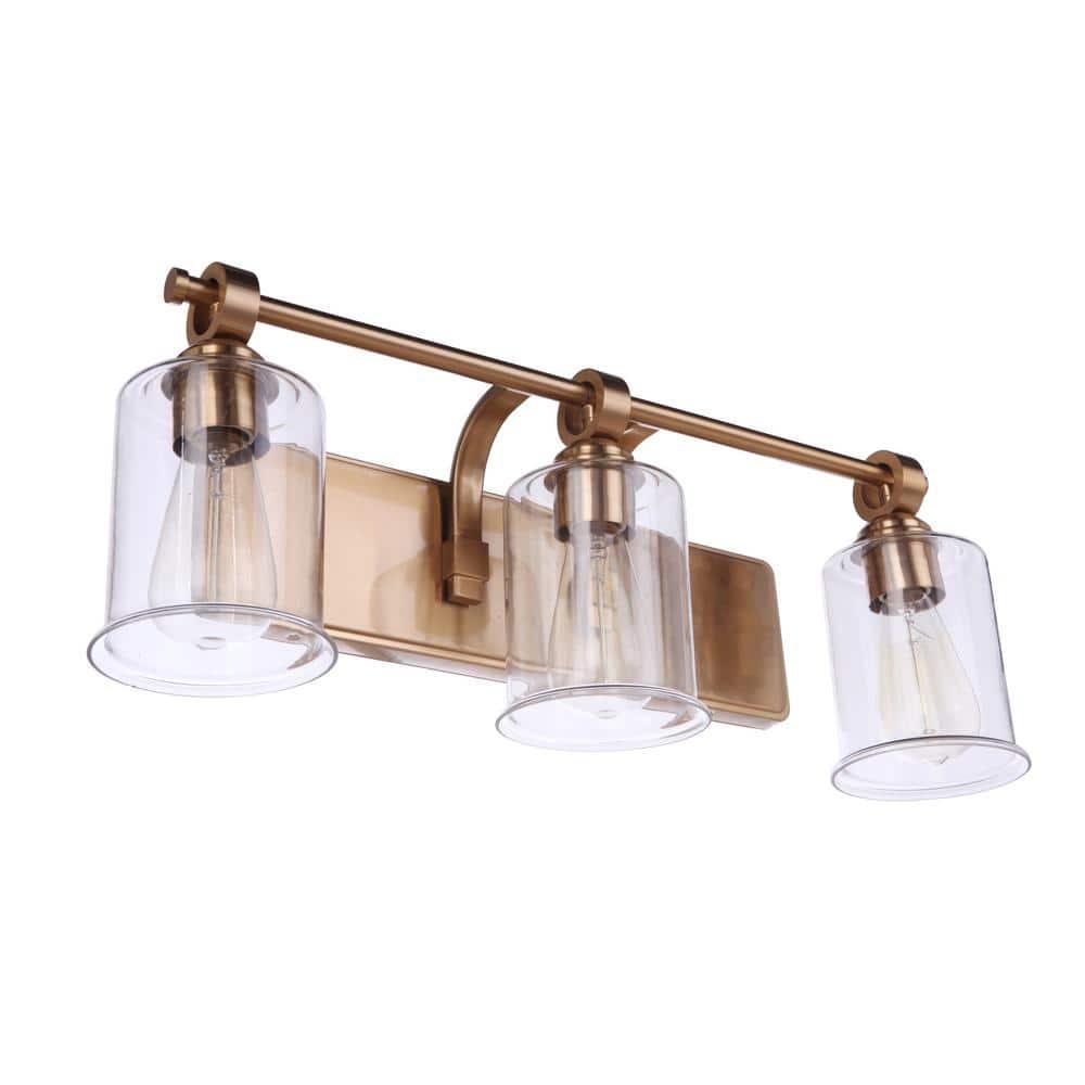 Craftmade Lighting Romero 3 - Light Vanity in  Satin Brass