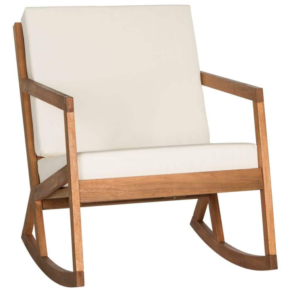 Vernon Rocking Chair Indoor/Outdoor - PAT7013 - Natural/Beige - Safavieh