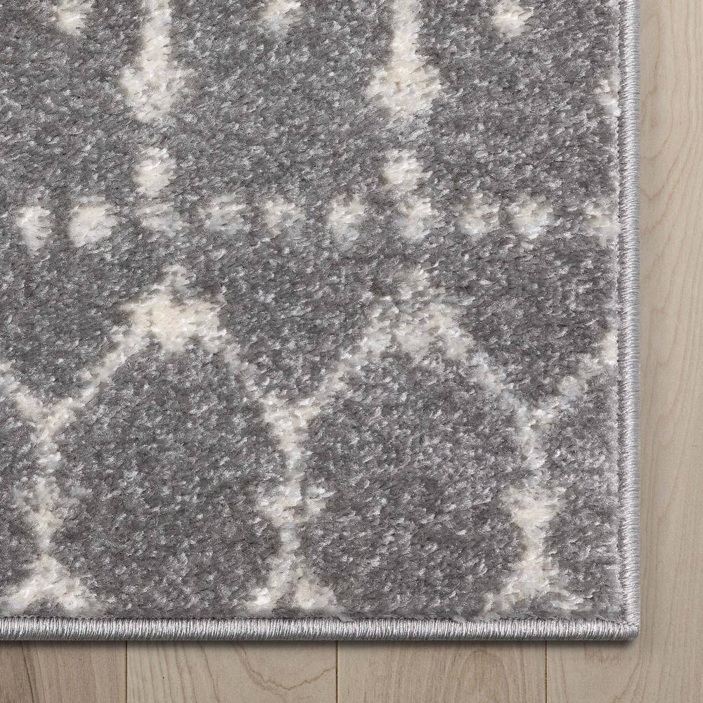 Mystic Colette Moroccan Trellis Grey Area Rug