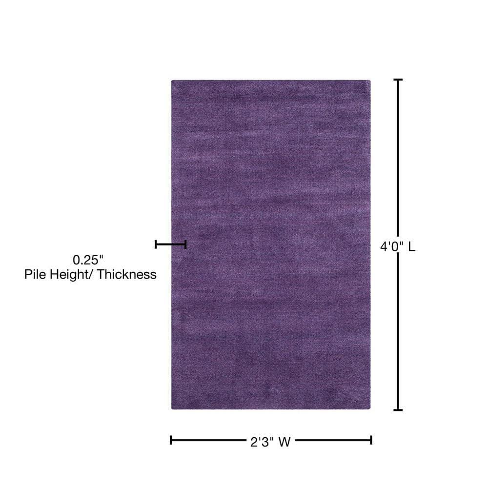 Himalaya HIM610 Handmade Accent Rug - 2'3"x4' - Purple - Safavieh