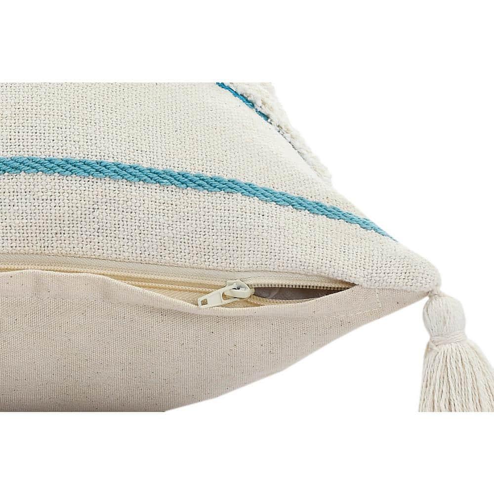 Rajani Home Remii Tassels Cotton Throw Pillow