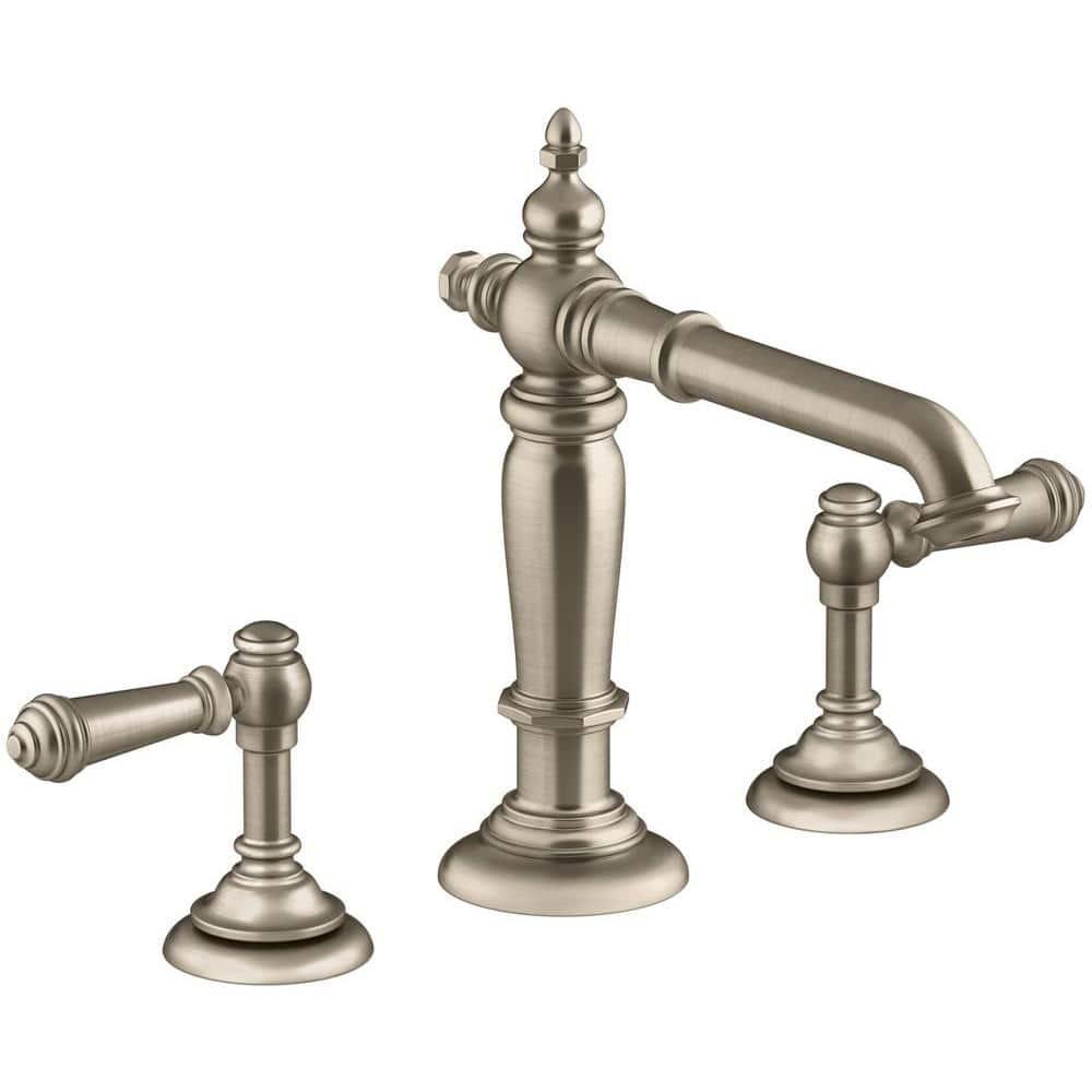 Artifacts® Widespread Bathroom Faucet with Drain Assembly