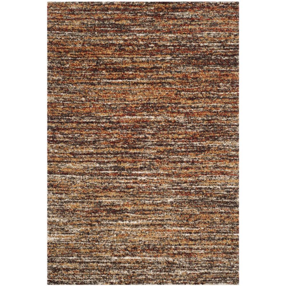 Retro RET2133 Power Loomed Indoor Area Rug - Ivory/Gold - 4'x6' - Safavieh.