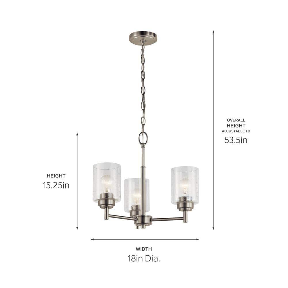 Winslow 3 - Light Classic / Traditional Chandelier