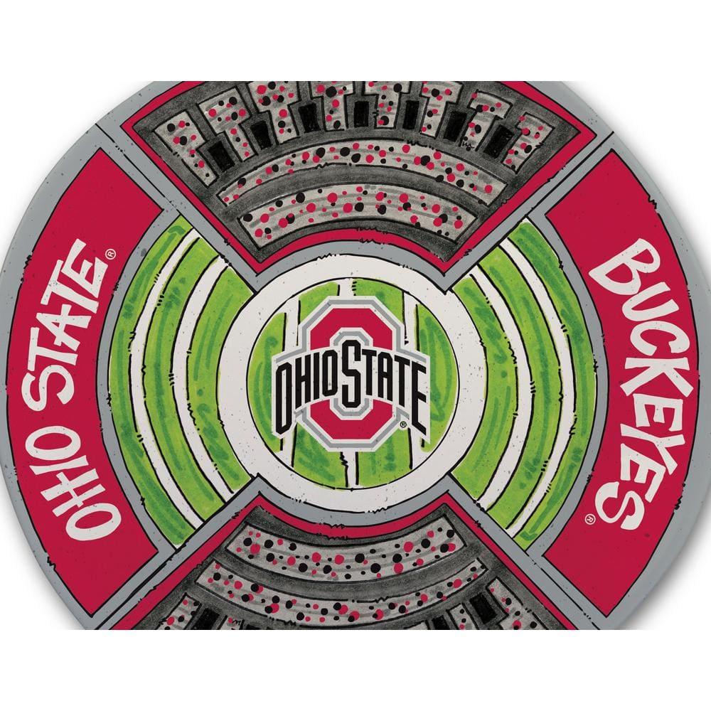 Ohio State Football Stadium Melamine Platter