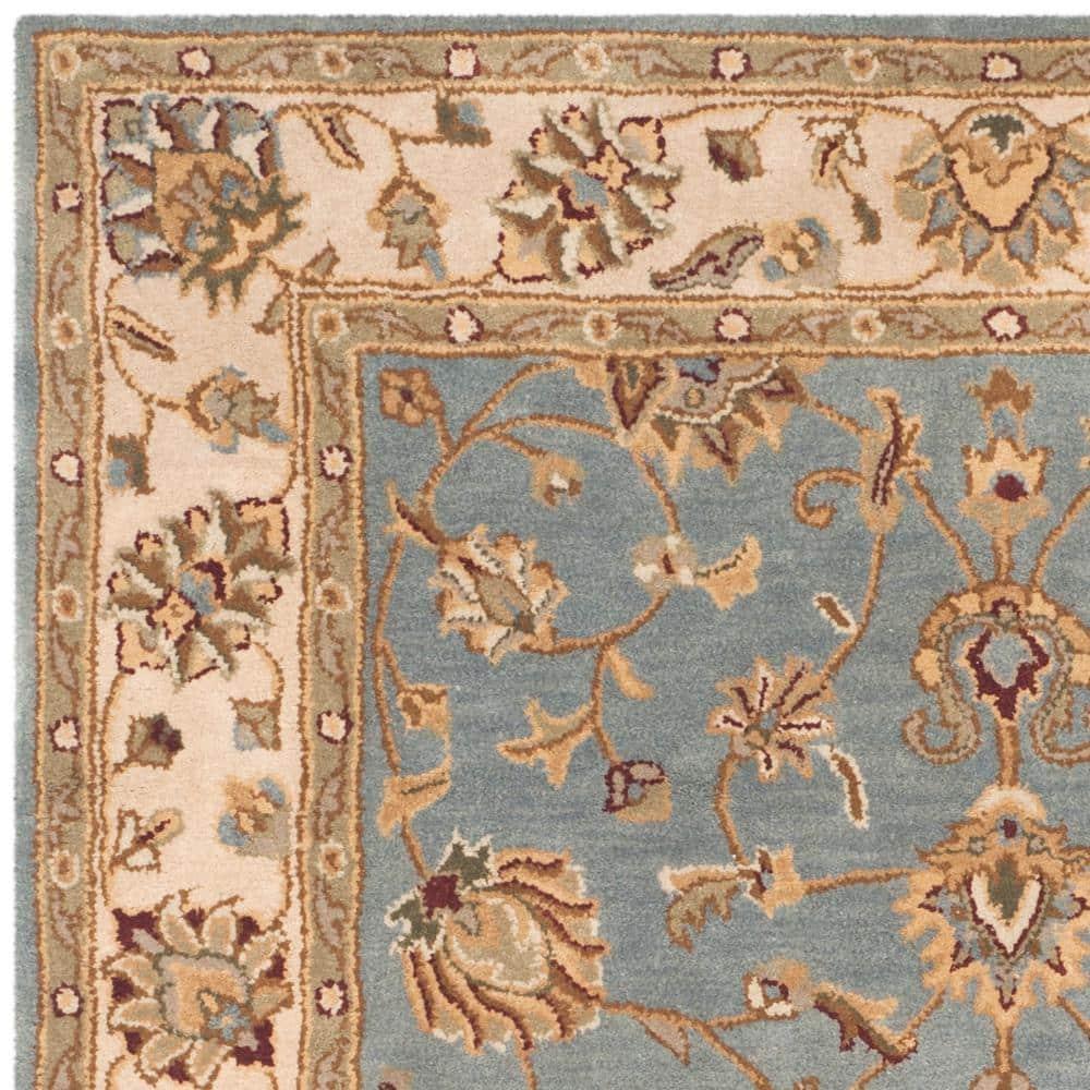 Royalty ROY343 Hand Tufted Area Rug - Blue/Beige - 5'x7' - Safavieh.
