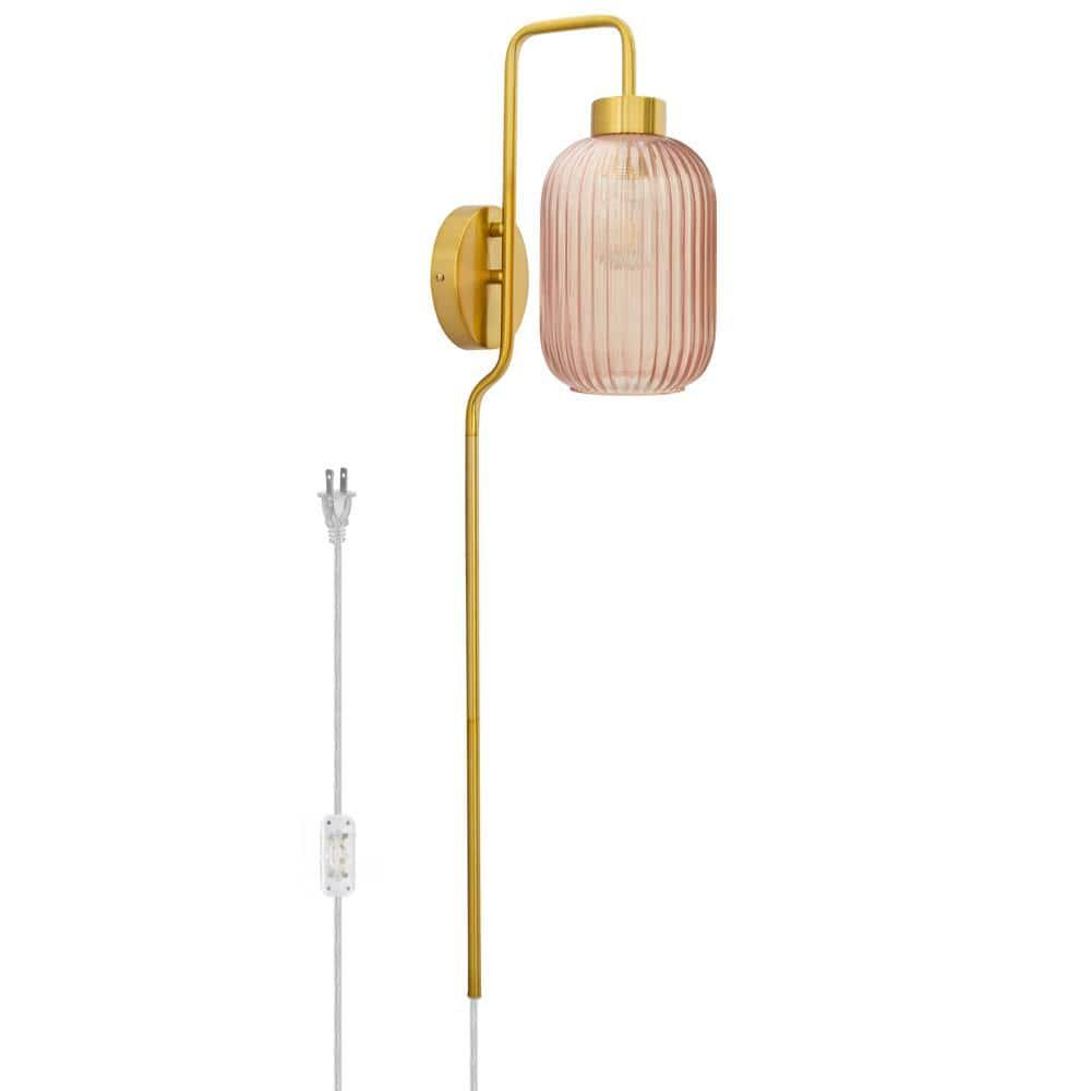 Joss & Main Gracieleigh Iron Plug-in Armed Sconce