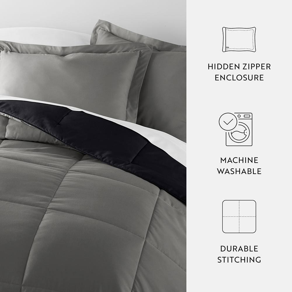 Becky Cameron Reversible Down-Alternative Comforter Bedding Set