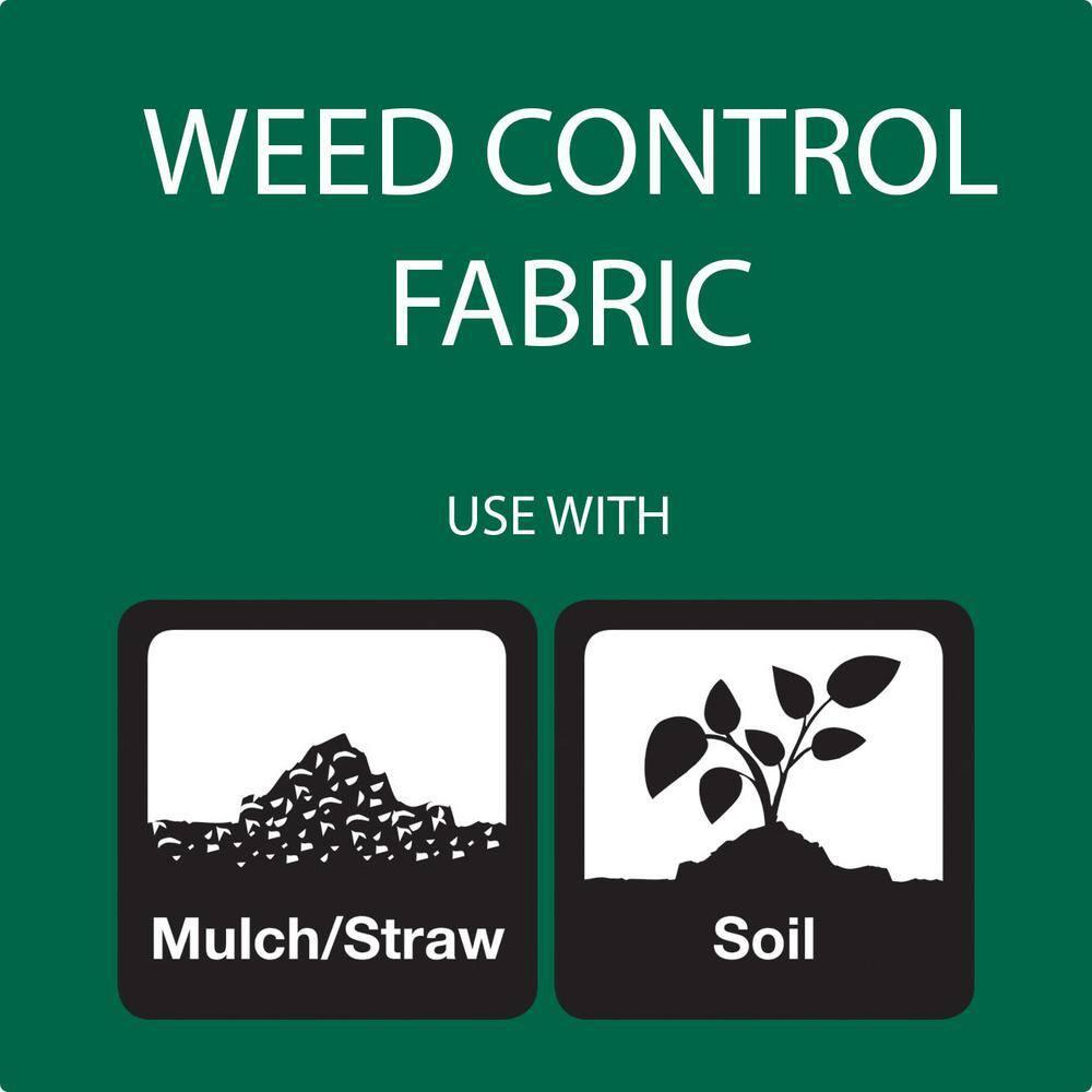 DeWitt P4 4 x 250 Feet Commercial and Home Garden Landscape Weed Block Barrier, Ideal as Fabric for Yards, Grounding Sheets, Fake Rock, or Floor Mat