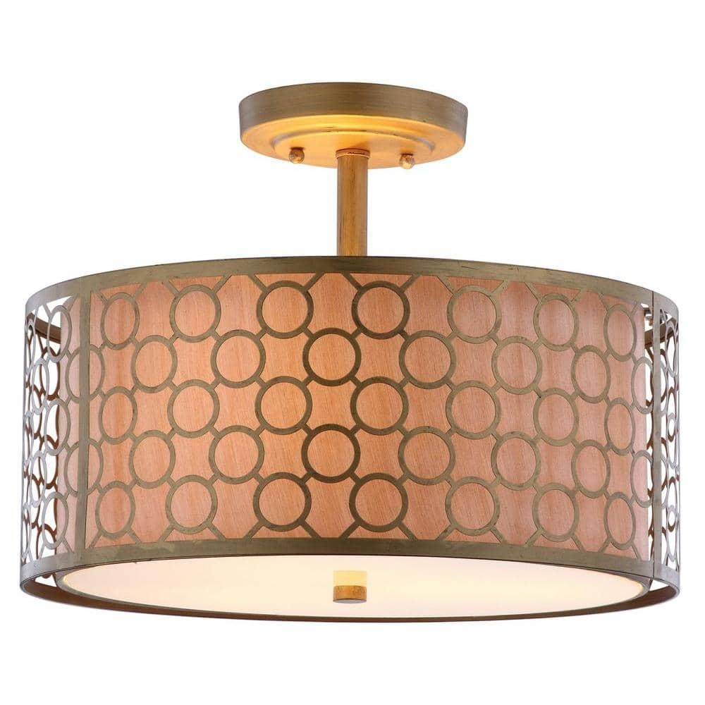 Giotta Ceiling Light - LIT4202 - Bronze - Safavieh