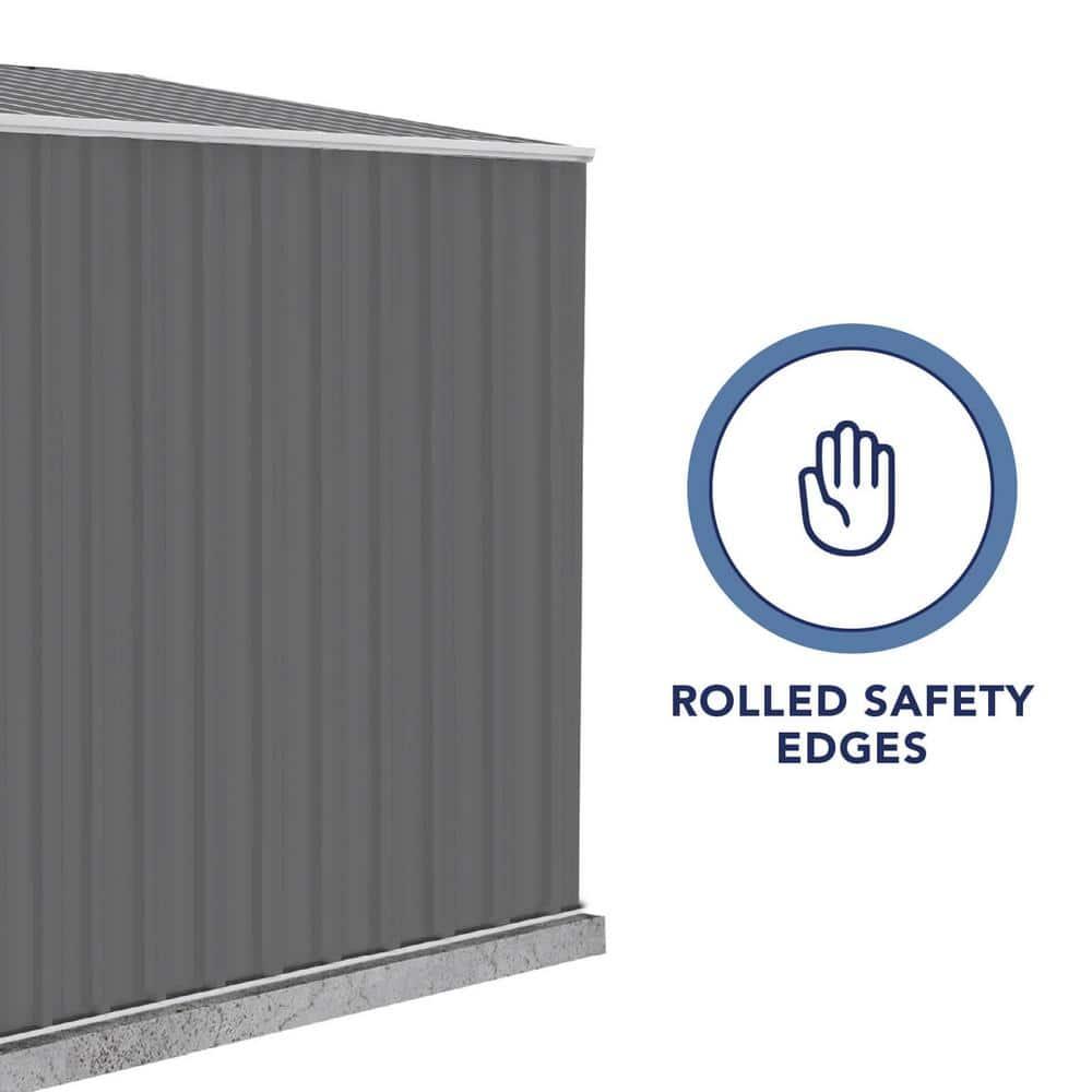 Absco Absco Durango Galvanized Steel Storage Shed