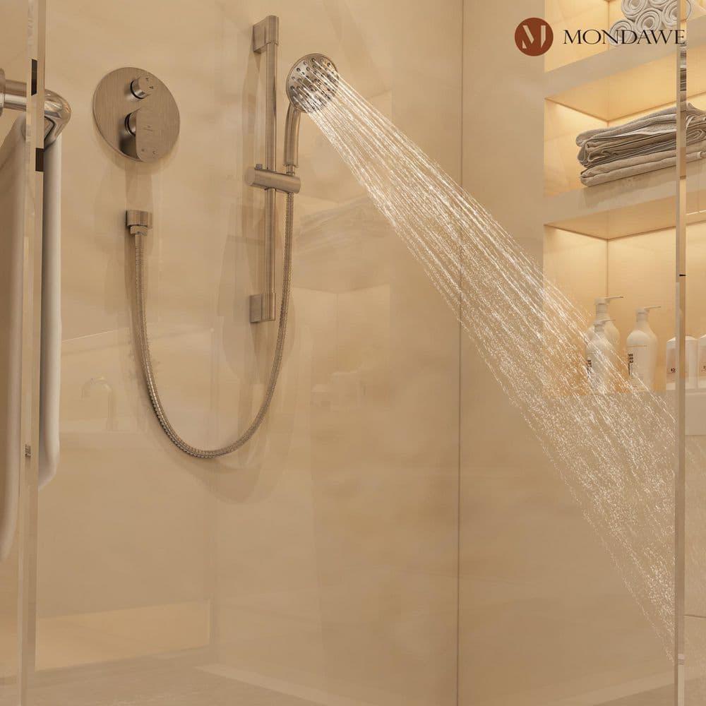 Calliope Wall Mounted 2-Function Retro Pressure-Balanced Shower System with 3 Setting Handheld