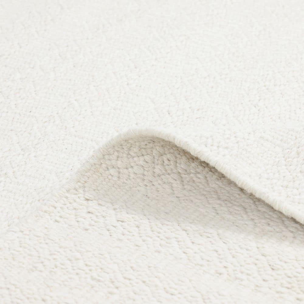 Chatham Contemporary Flatweave Ivory 5 ft. x 8 ft. Hand Woven Area Rug
