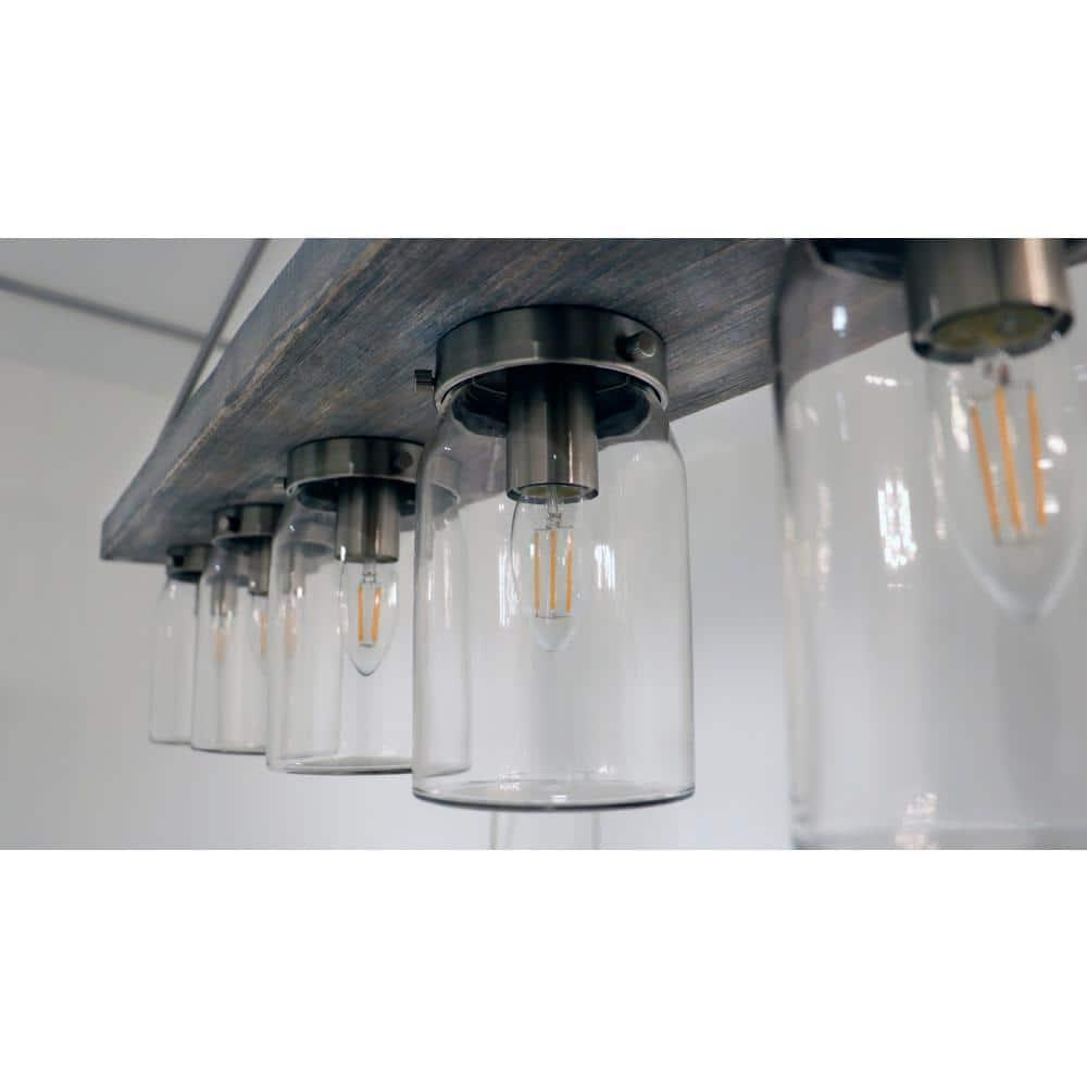 Devon Park 5 - Light Kitchen Island Linear Pendant