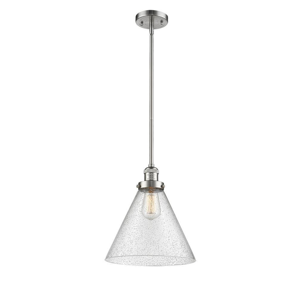 Innovations Lighting Cone 1 - Light Pendant in  Black Antique Brass