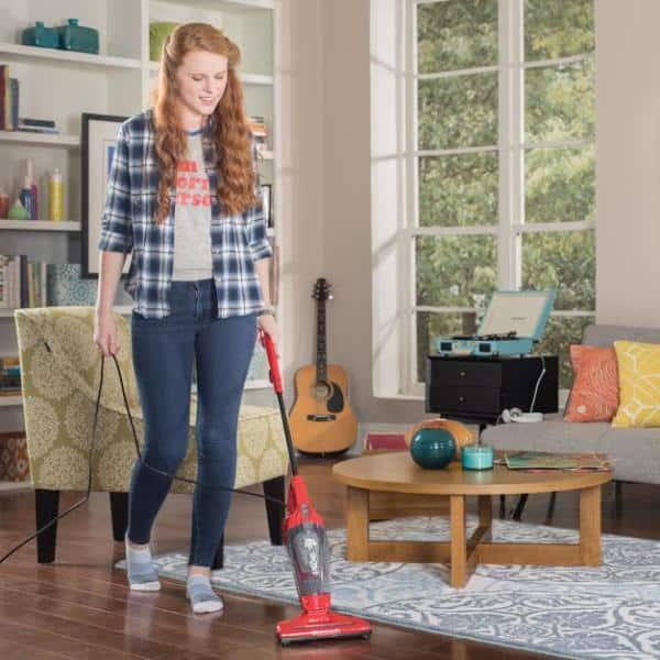 Dirt Devil Vibe 3-in-1 Vacuum Cleaner, Lightweight Corded Stick Vacuum with Handheld, SD20020V, Red