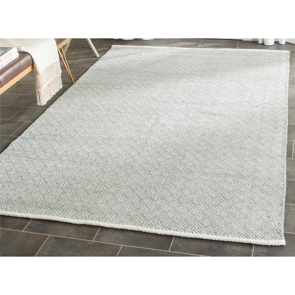 Boston BOS680 Power Loomed Area Rug - Grey - 8'x8' - Safavieh.