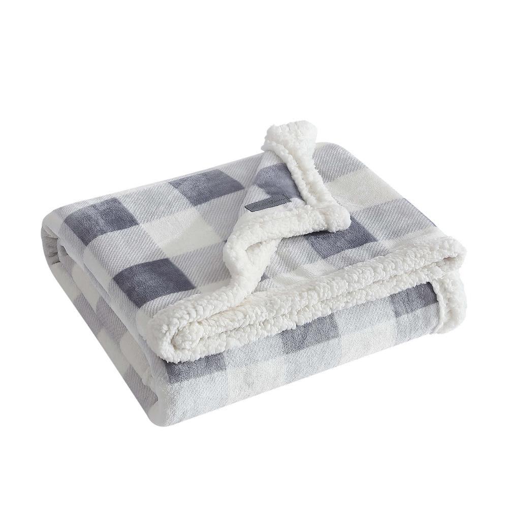 Eddie Bauer Eddie Bauer Printed Plush Fleece/Sherpa Throw Blankets