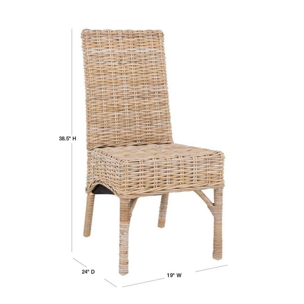 Beacon Side Chair (Set of 2) - Natural - Safavieh