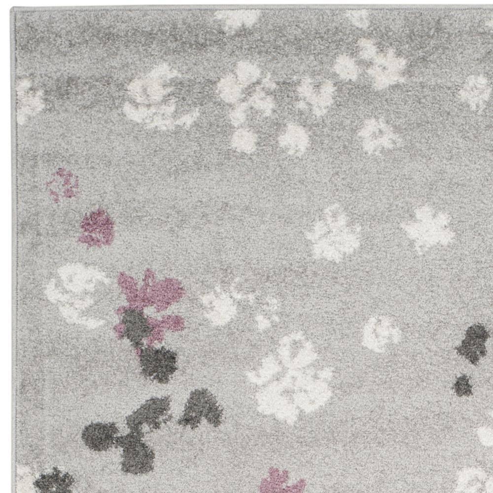 Adirondack ADR115 Machine Made Indoor Area Rug - Light Grey/Purple - 4'x6' - Safavieh