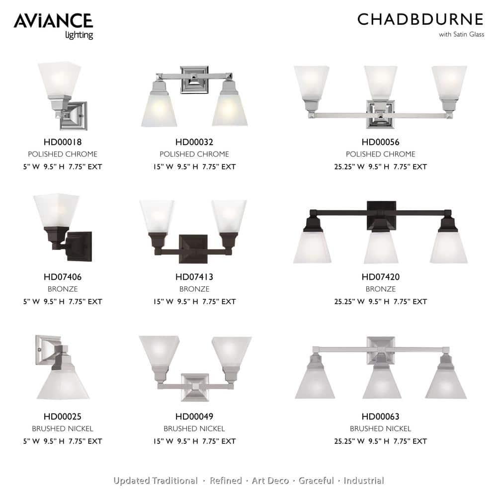 Livex Lighting Mission 3 - Light Vanity in  Brushed Nickel