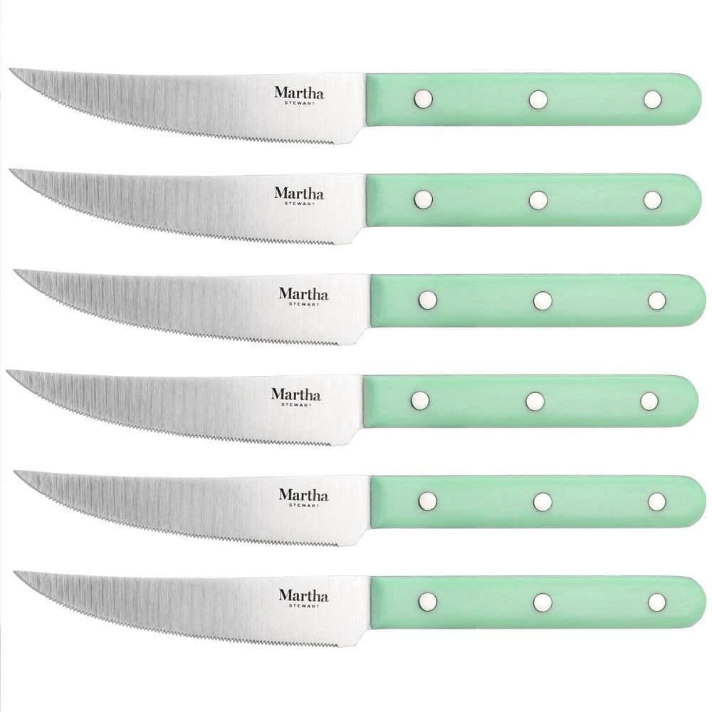 Martha Stewart 14 Piece Stainless Steel Knife Block Set