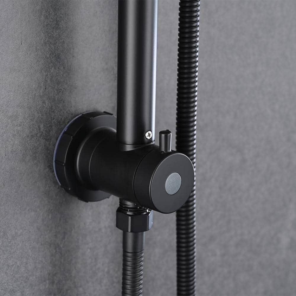 JASODI F09DHPYG9D 6 Inch High Pressure Rainfall Showerhead for Bath - Adjustable Swivel Shower Head
