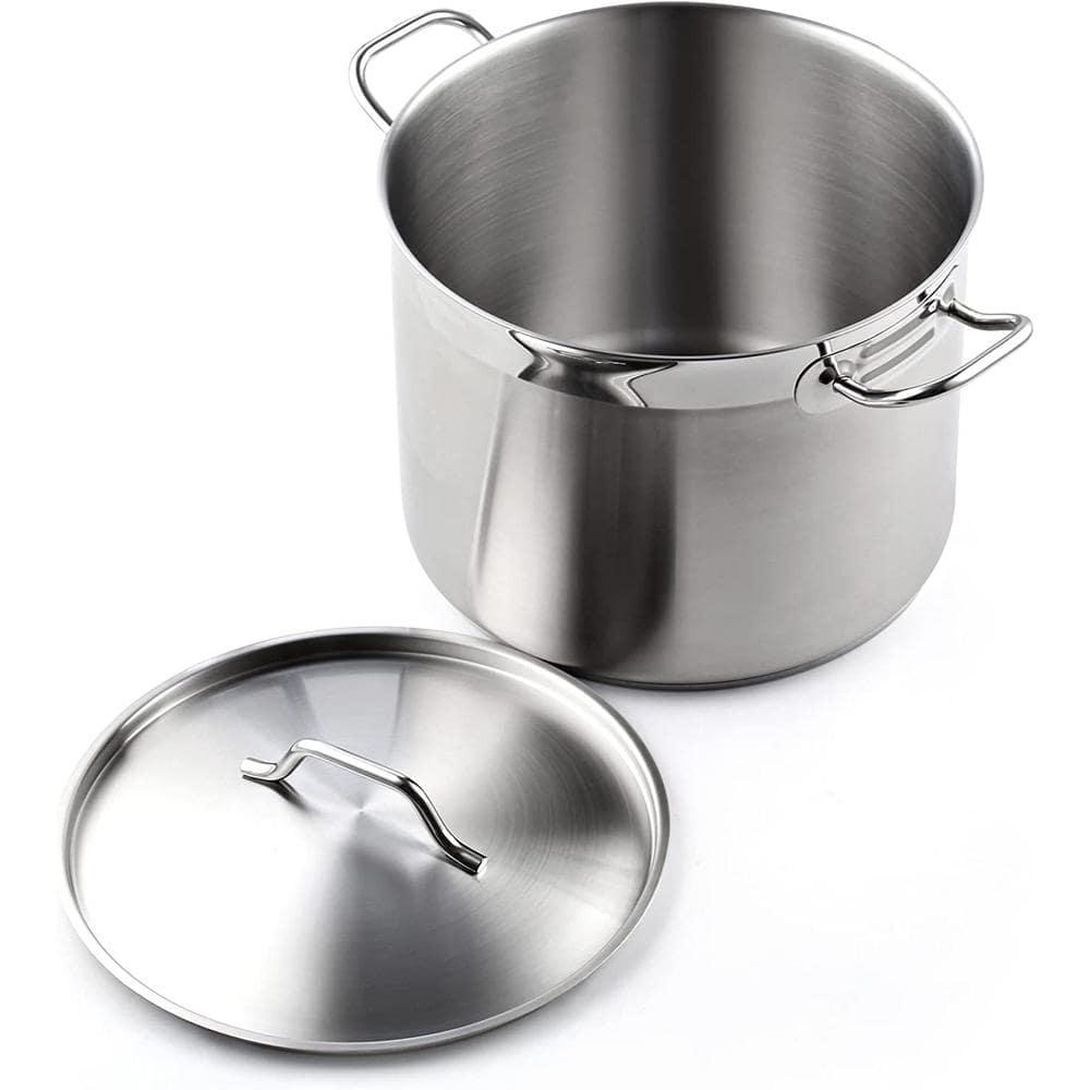 Cooks Standard Cooks Standard Professional Stainless Steel Stock Pot with Lid, Silver