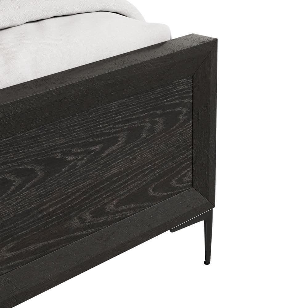 Furniture of America Brio Solid Wood Queen Panel Bed, Espresso