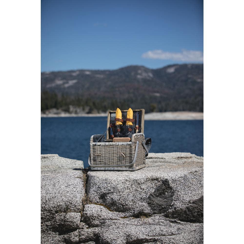 Picnic Time Kabrio Wine & Cheese Picnic Basket with Picnic Set 2