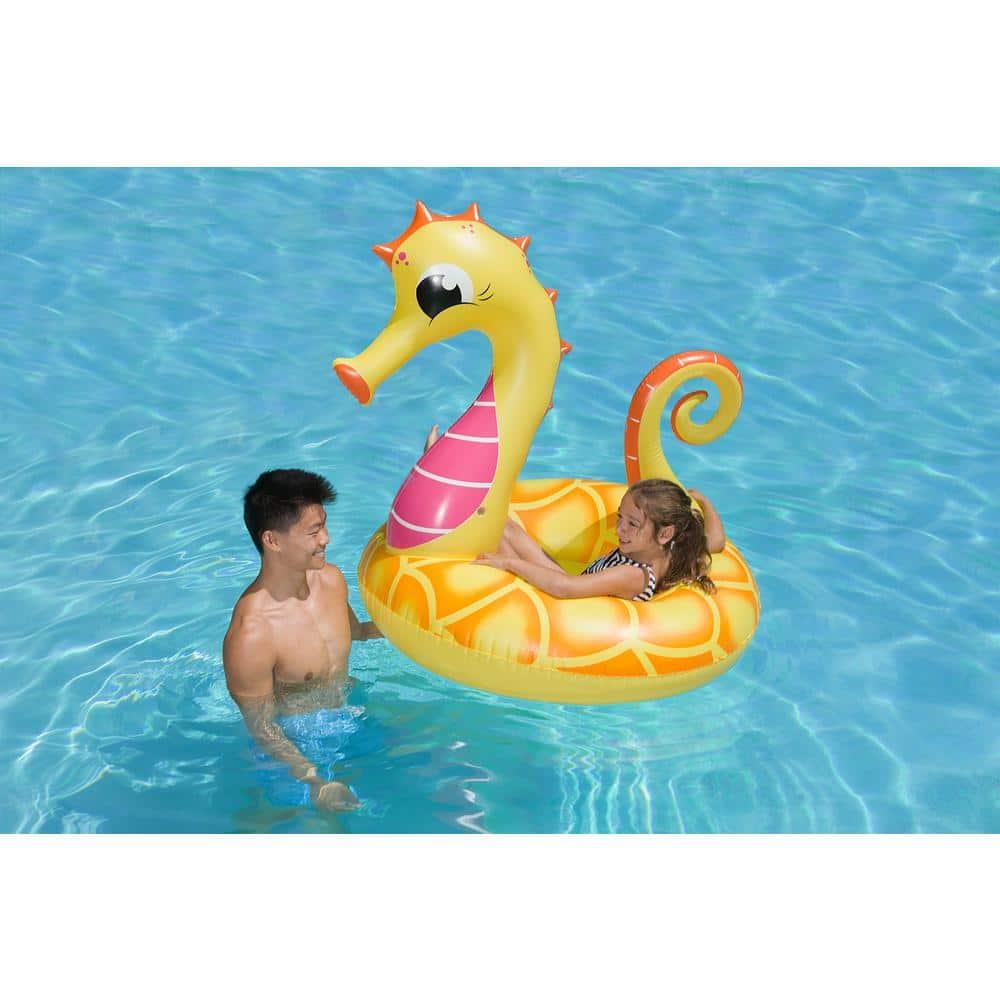 Poolmaster 48" Yellow Seahorse Tube
