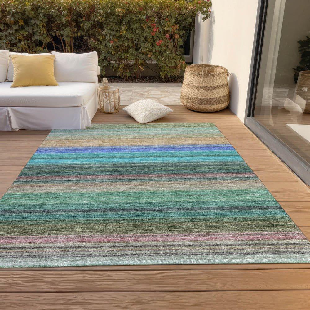 Chayden Striped Indoor / Outdoor Rug