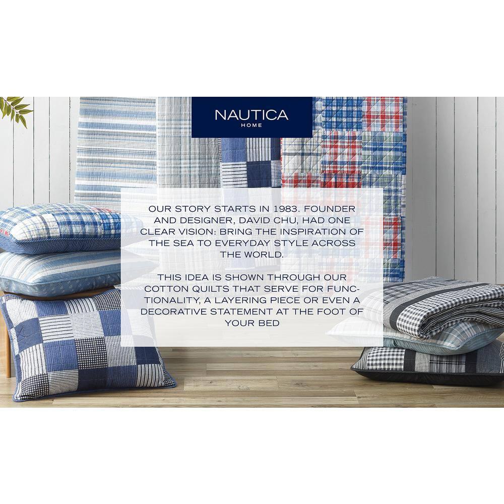 Nautica Nautica Ridgeport Cotton Reversible Quilt Set