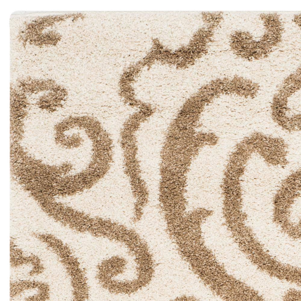 Florida Shag SG462 Power Loomed Indoor Area Rug - Cream/Beige - 8'x10' - Safavieh.