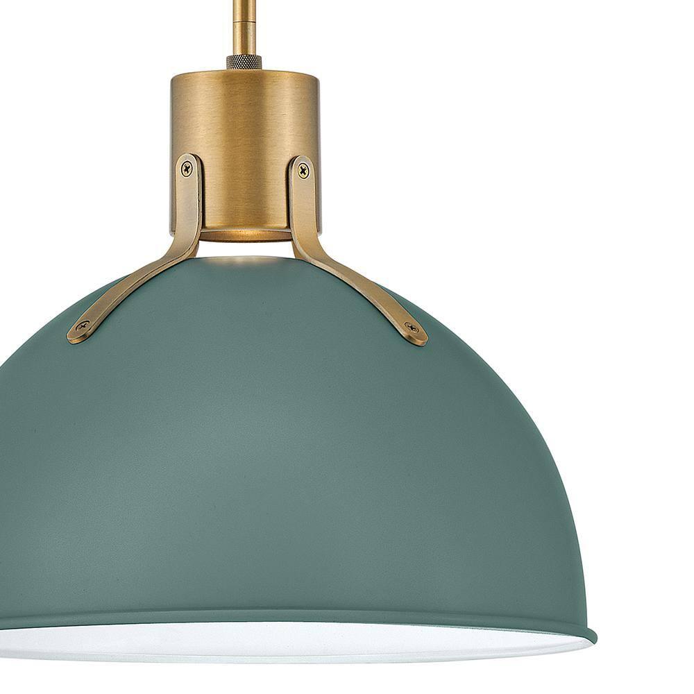 14 Inch 6.5W 1 Led Small Pendant-Sage Green Finish Hinkley Lighting 3487Sgn