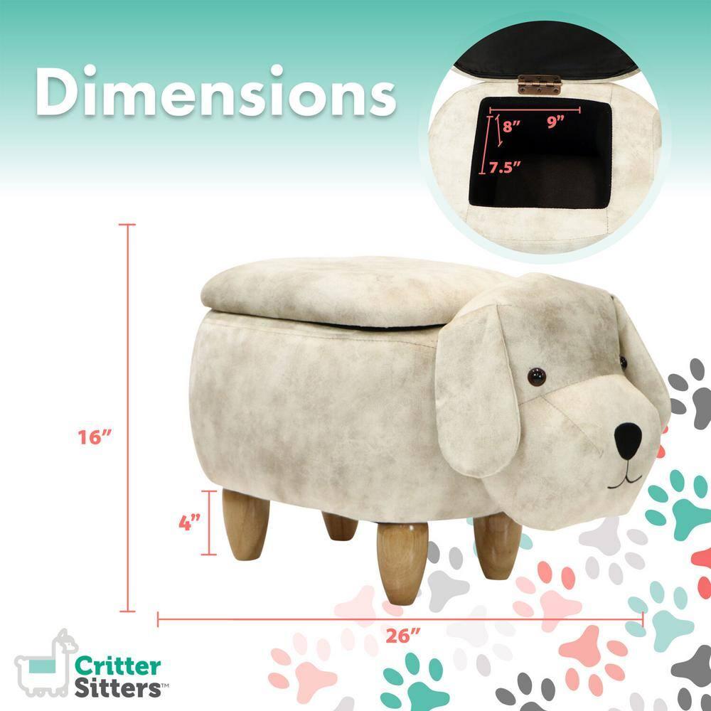 Critter Sitters Upholstered Ottoman