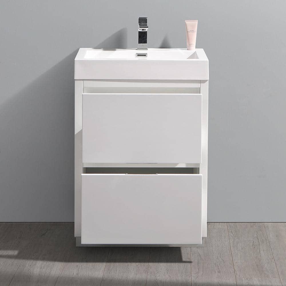 Valencia 24" Freestanding Single Sink Bathroom Vanity with Top and Sink (Faucet Not Included)