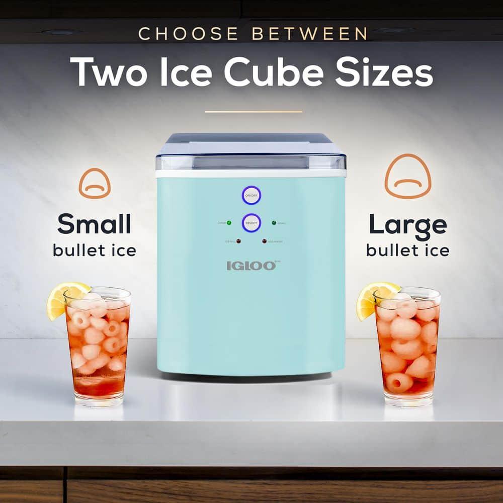 Igloo 33-Pound Automatic Portable Countertop Ice Maker Machine, Aqua