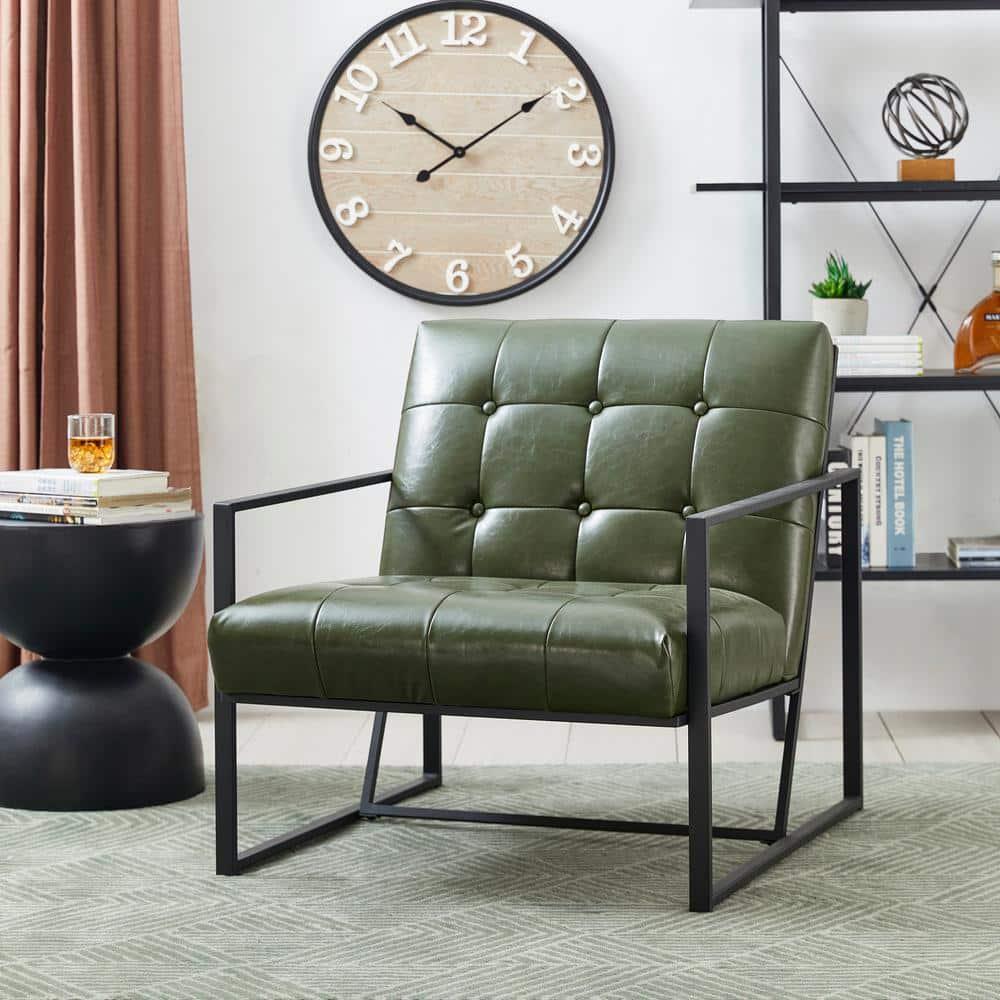 Billings Faux Leather Armchair