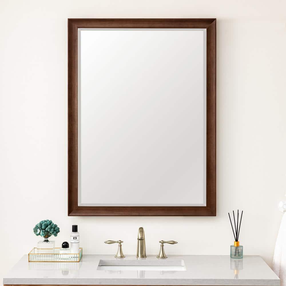 Glenbrooke Solid Wood Flat Wall Mirror