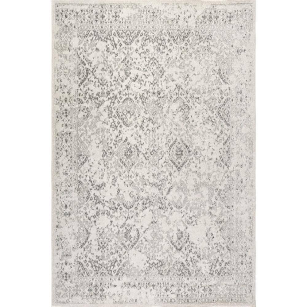 nuLOOM Odell Faded Vintage Ivory 6' 7" x 9' Vintage Area Rug